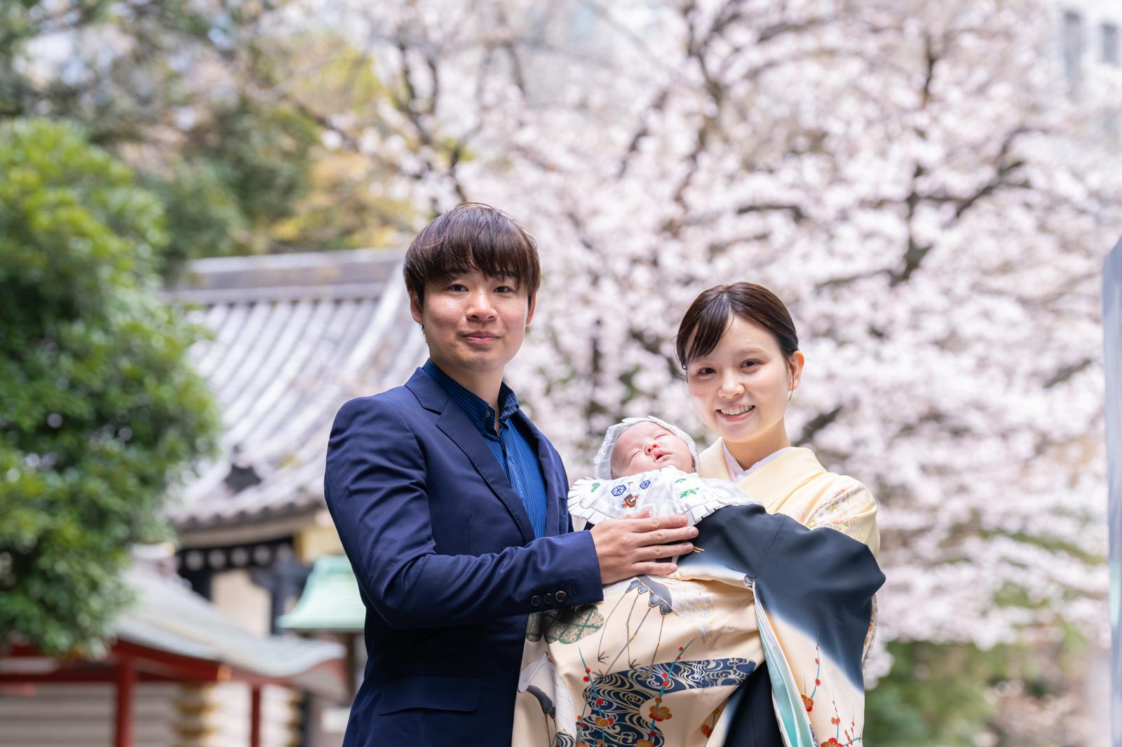 麻布きもの お宮参り
